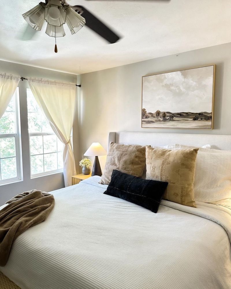 Bedroom interior designed by Golden Goose Design, Salt Lake City Utah